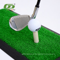 Mini grama artificial golfe bater mat &amp; borracha putting mat &amp; esteira do balanço